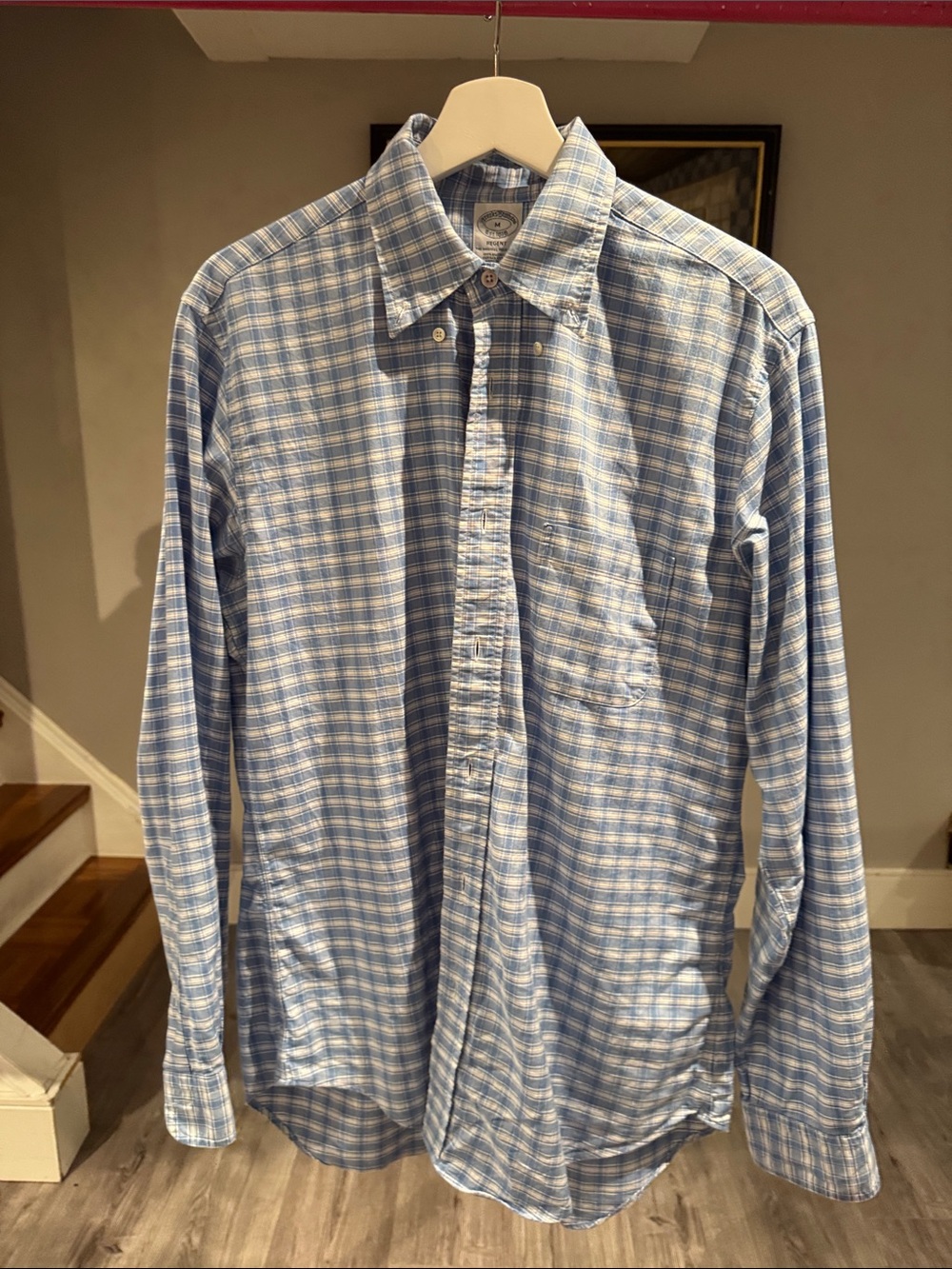 BROOKS BROTHERS checkered shirt